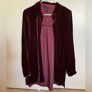 Eileen Fisher Silk Velvet Shirt